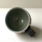 丸マグカップ（黒縞々） - dandeliOn