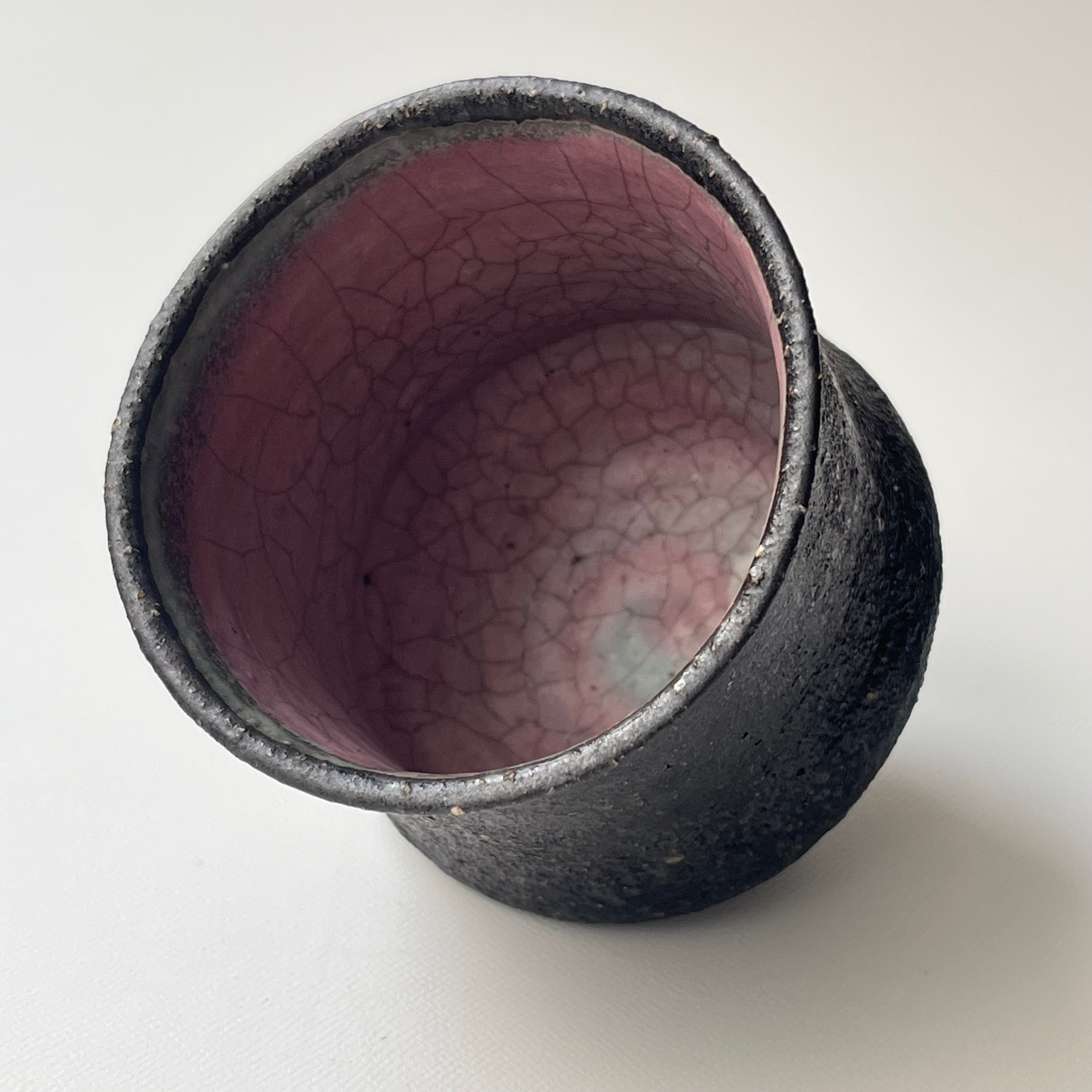 黒釉焼〆ロックグラス