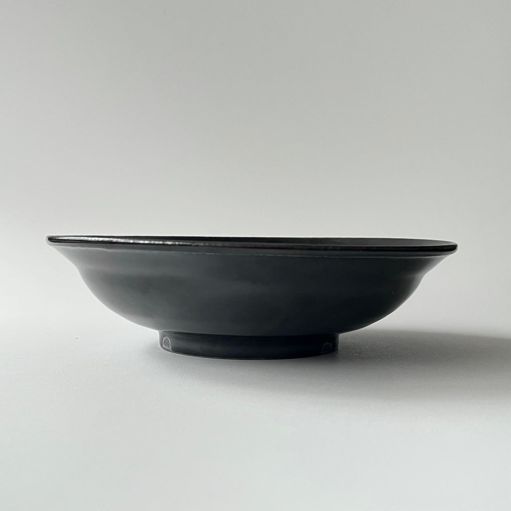黒釉皿