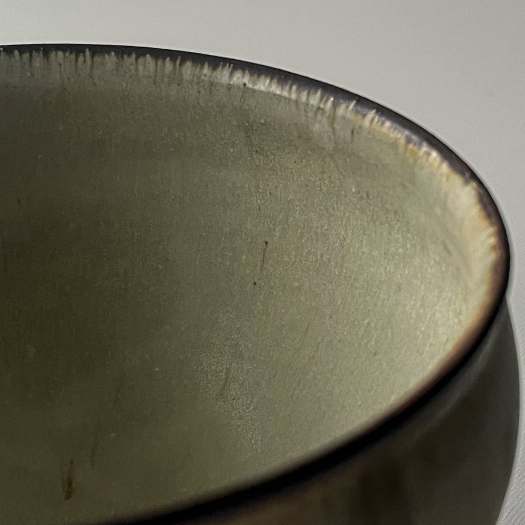 つぶ化粧緑釉ボウル - dandeliOn