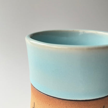 彩色カップ / 月白