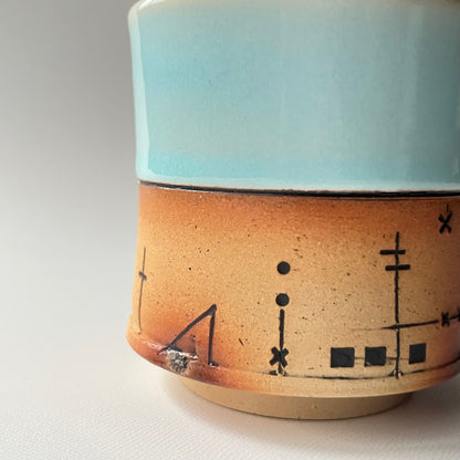 彩色カップ / 月白