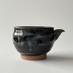 黒釉片口