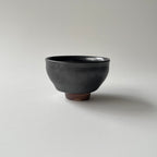鉄釉天目酒盃