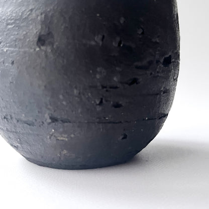 黒釉ロックグラス（粗）