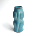 トルコ釉シノギ花器