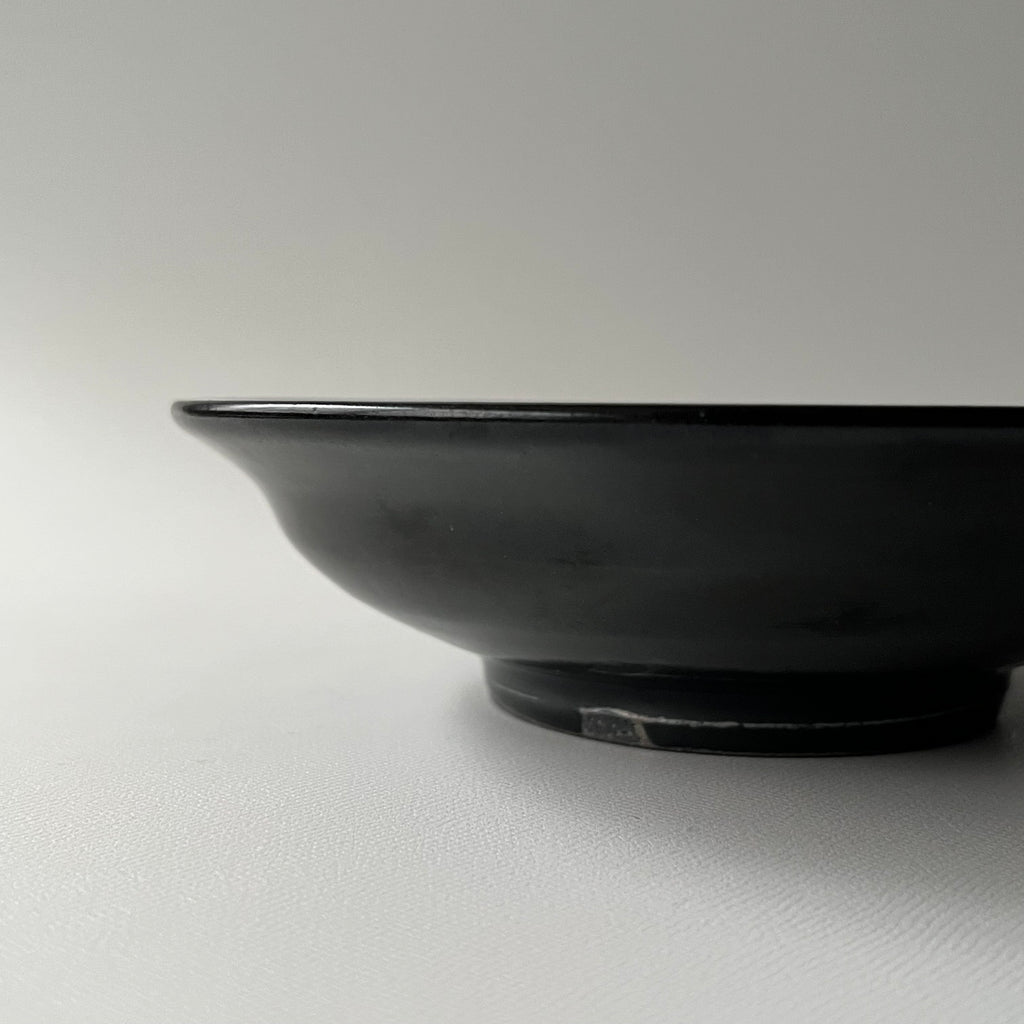 黒釉皿