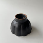 黒釉菊小鉢