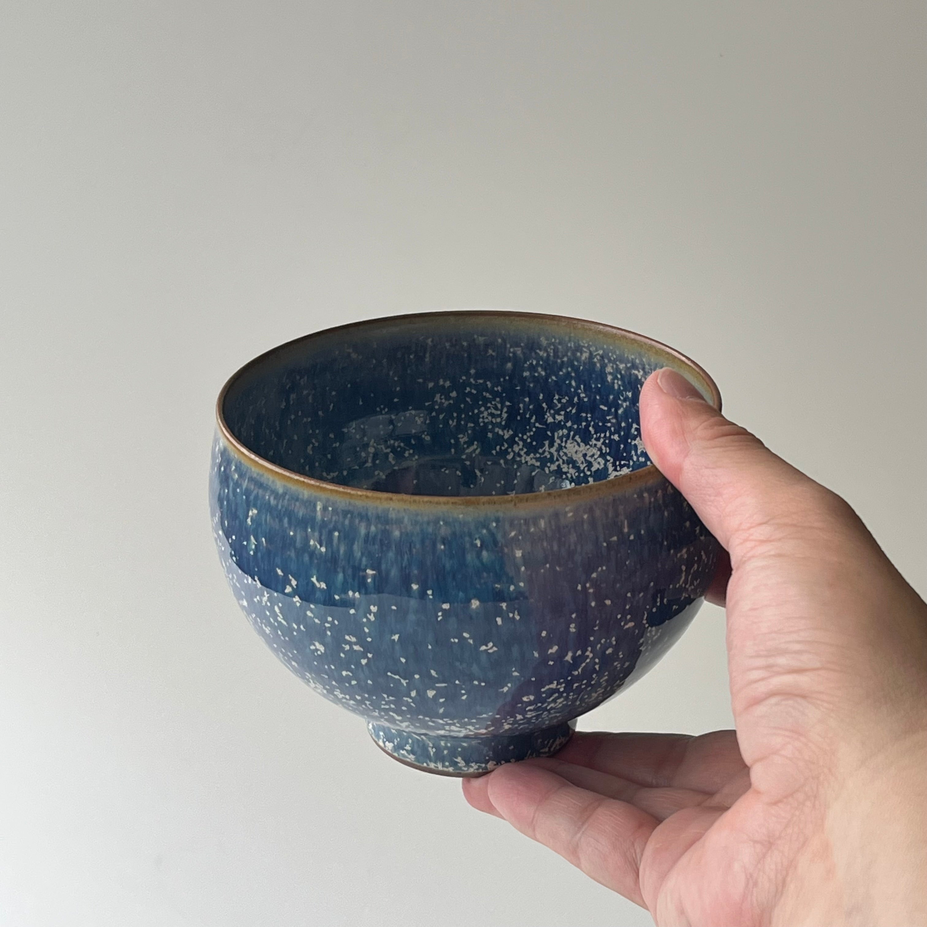 茶盌　蒼天釉