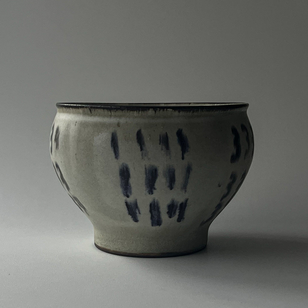 つぶ化粧緑釉ボウル - dandeliOn