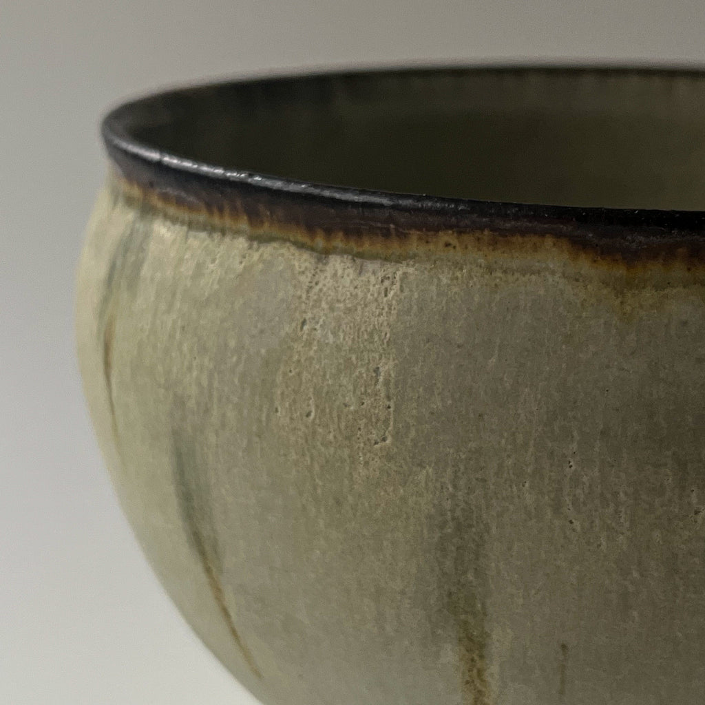 つぶ化粧緑釉ボウル - dandeliOn