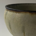 つぶ化粧緑釉ボウル - dandeliOn