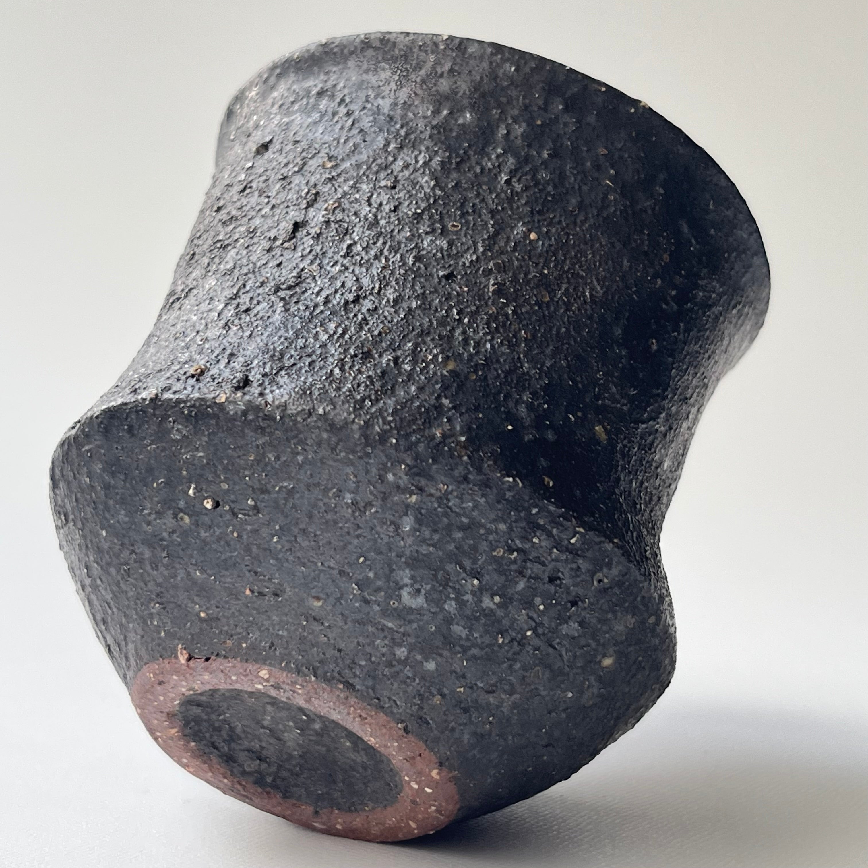 黒釉焼〆ロックグラス