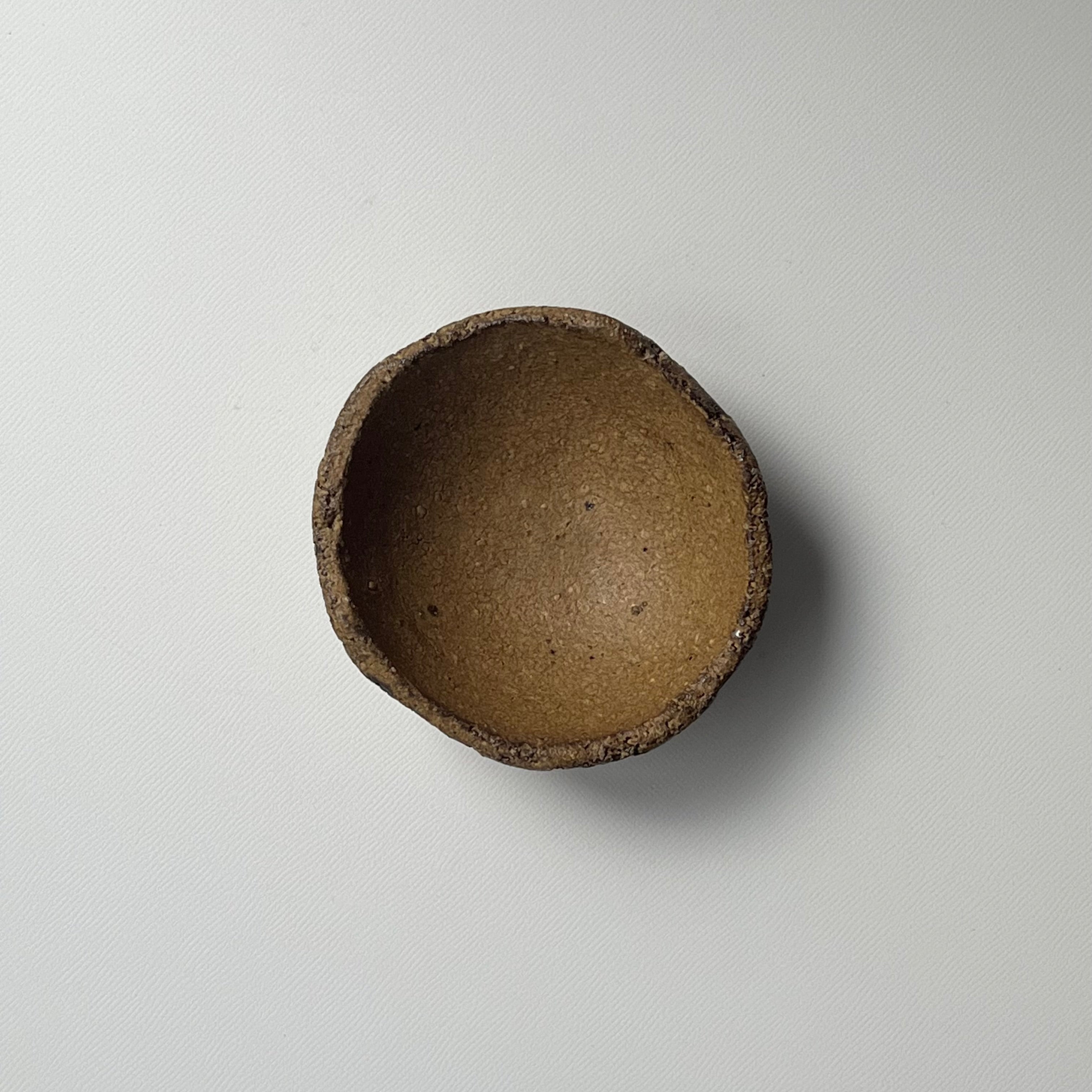 黄灰釉豆小鉢
