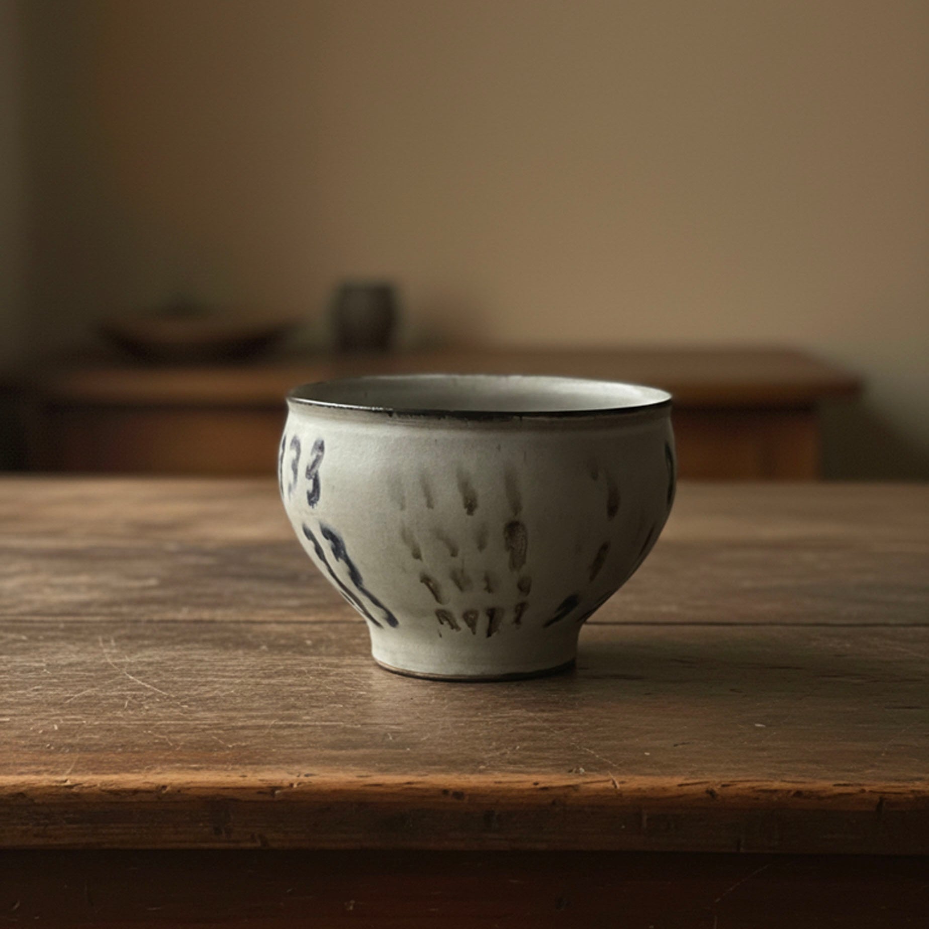 つぶ化粧緑釉ボウル