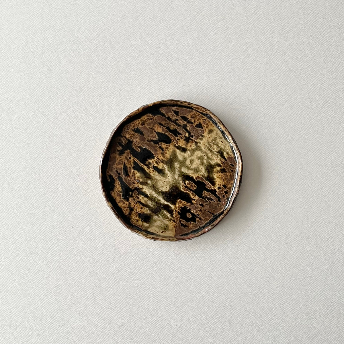 灰釉板皿(小) - dandeliOn