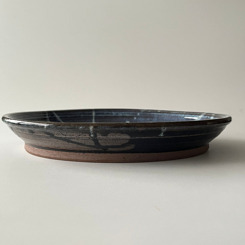青小代尺皿
