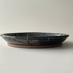 青小代尺皿