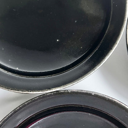 黒釉皿