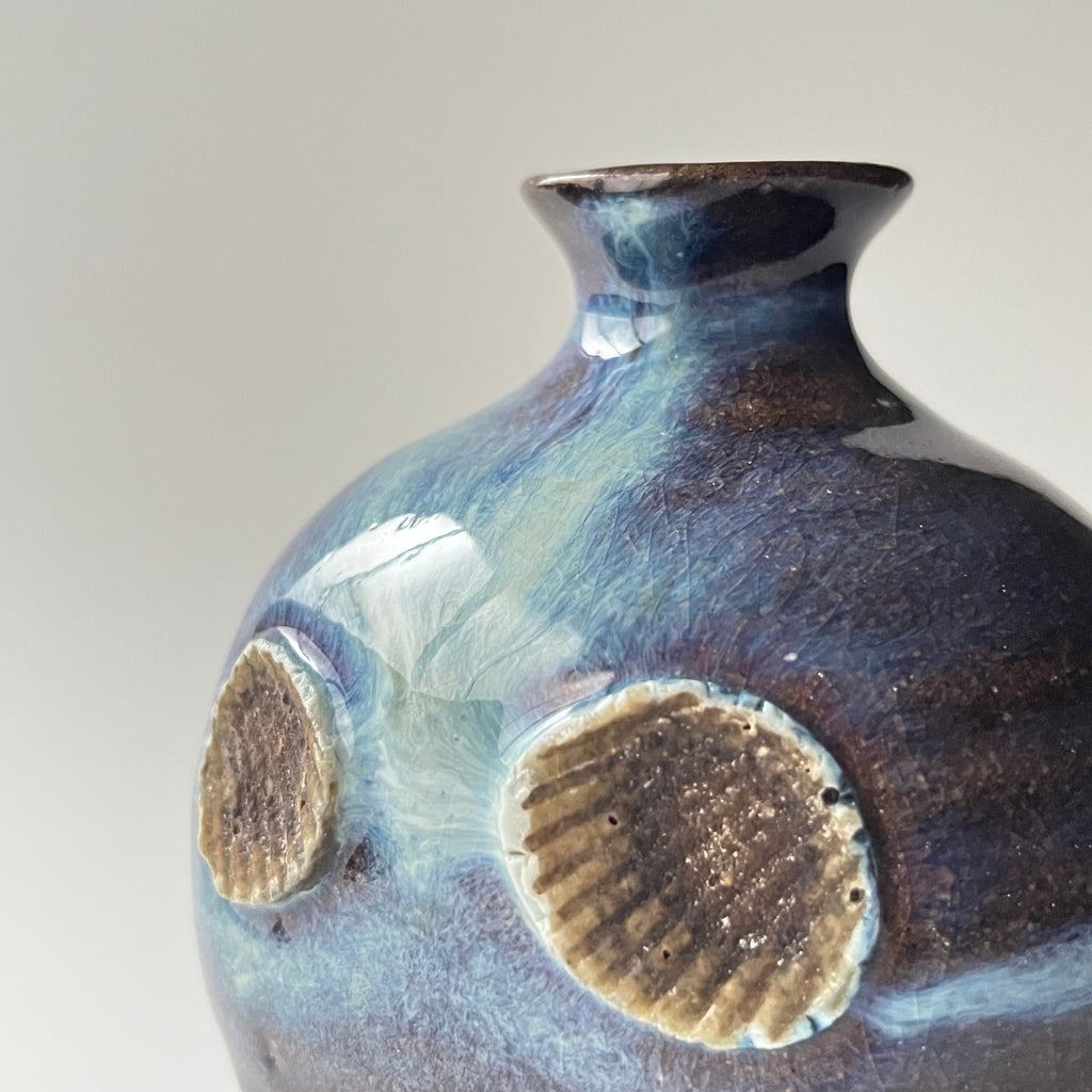 青小代扁壺徳利 - dandeliOn