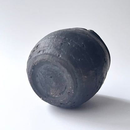 黒釉ロックグラス（粗）