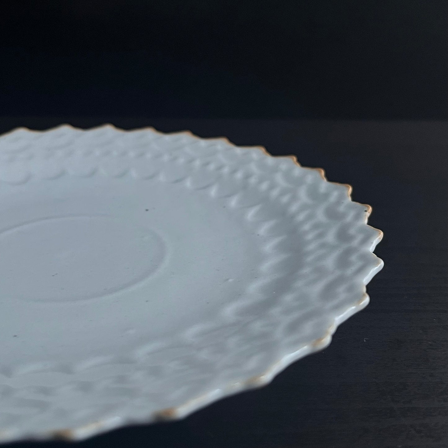 白釉デザート皿