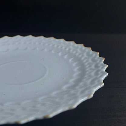 白釉デザート皿