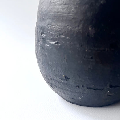 黒釉ロックグラス（粗）