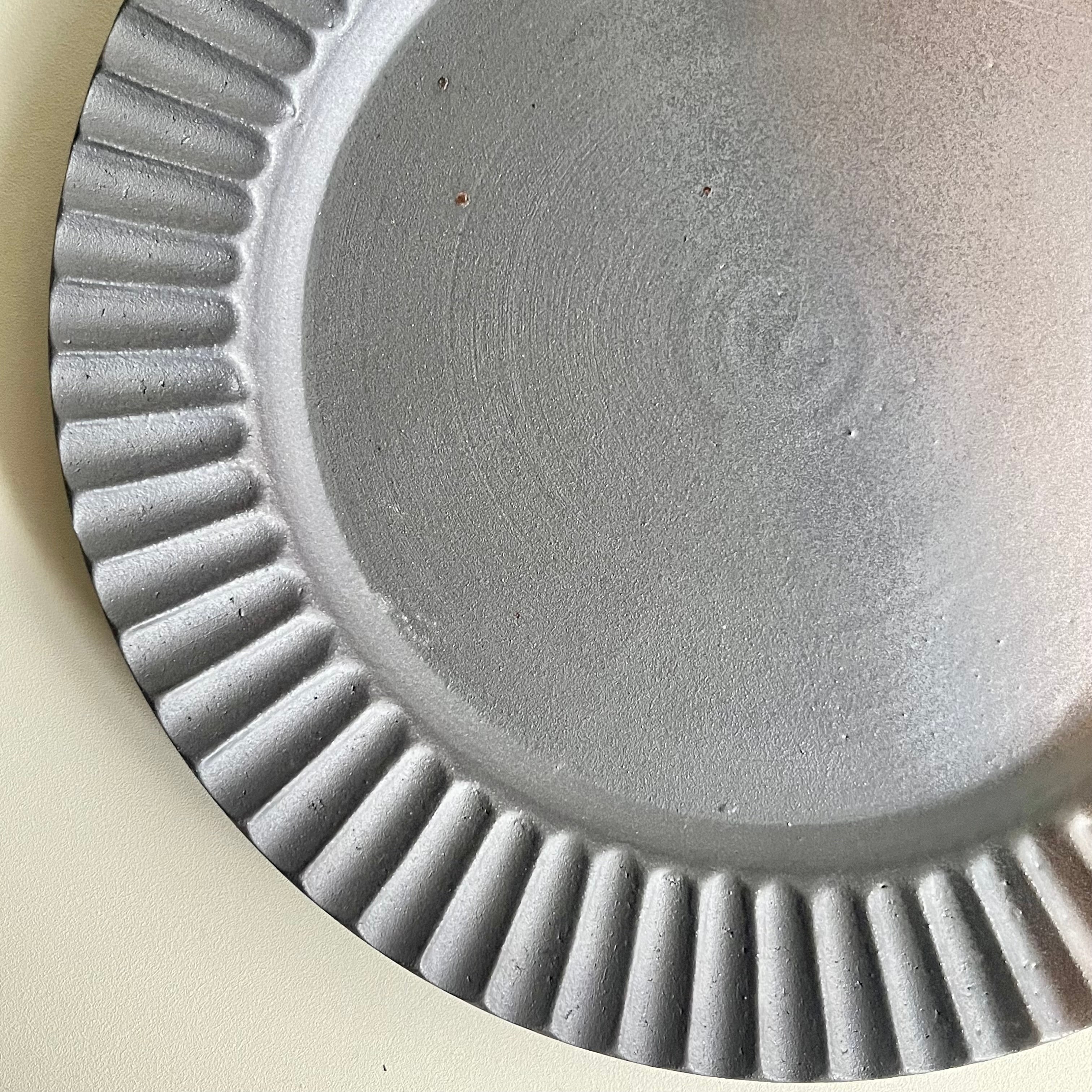 鎬リム皿　マンガン金 - dandeliOn