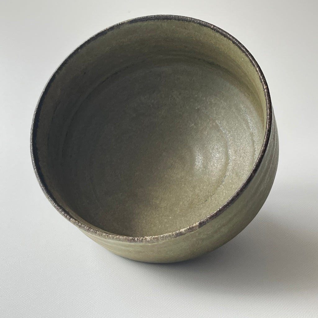 茶盌　翠釉