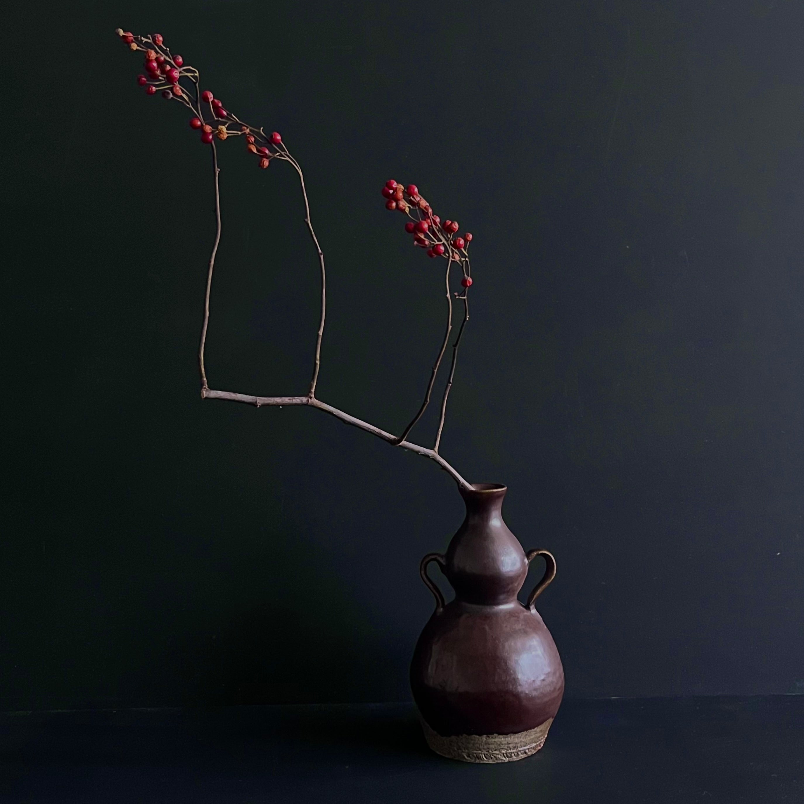 黒唐津一輪挿し - dandeliOn