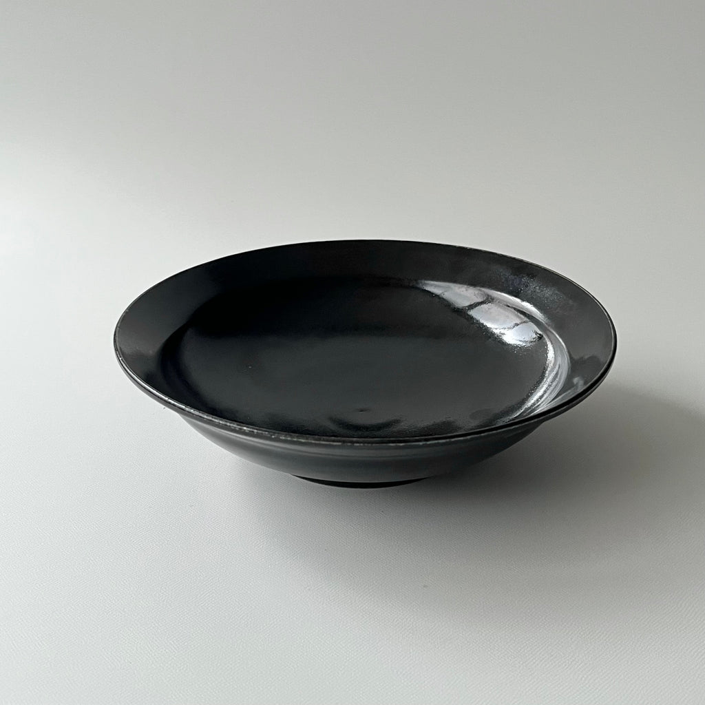 黒釉皿