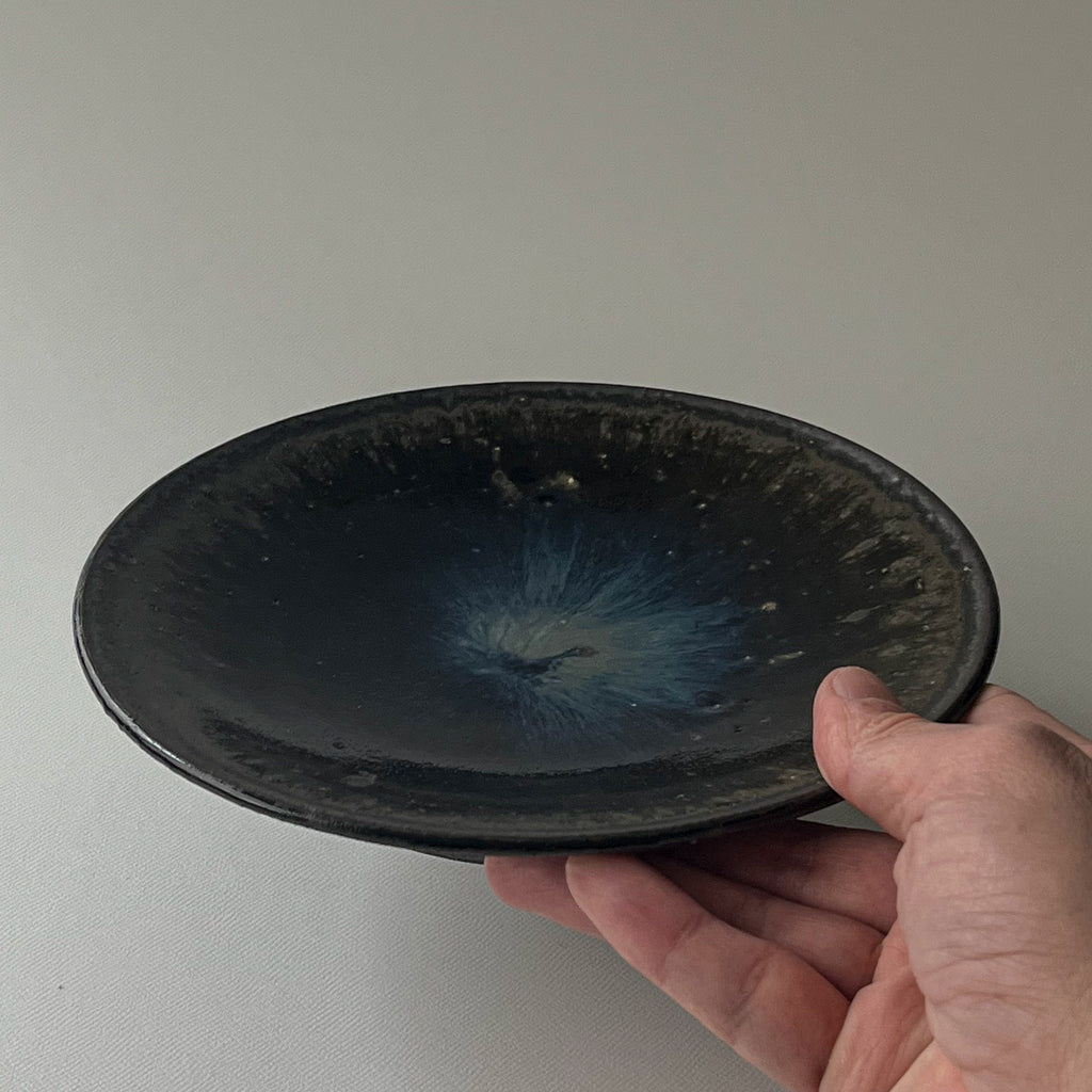 小代藁灰翠釉6寸皿 - dandeliOn