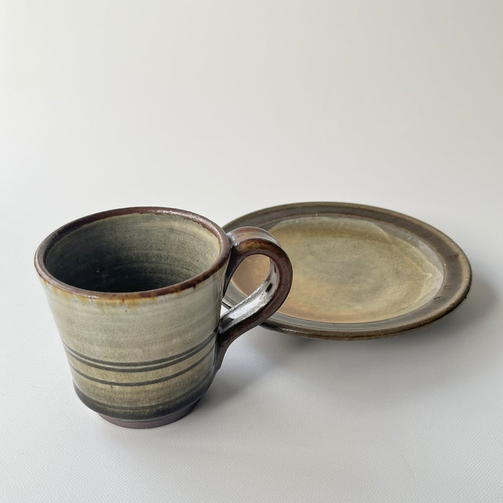 カップ＆ソーサー（孟白ライン）