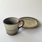 カップ＆ソーサー（孟白ライン）