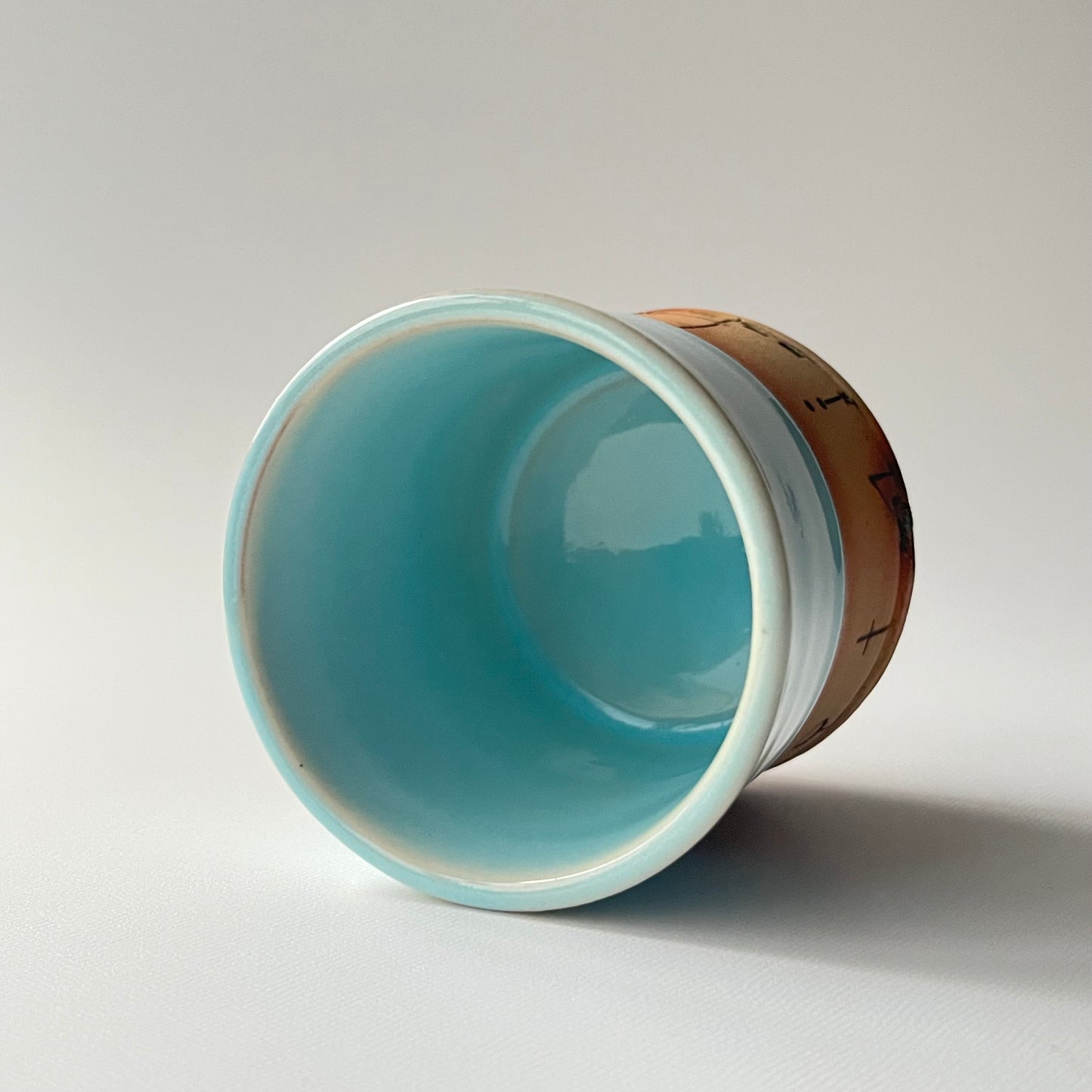 彩色カップ / 月白