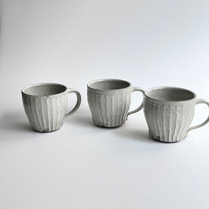 粉引コーヒーカップ&ソーサー