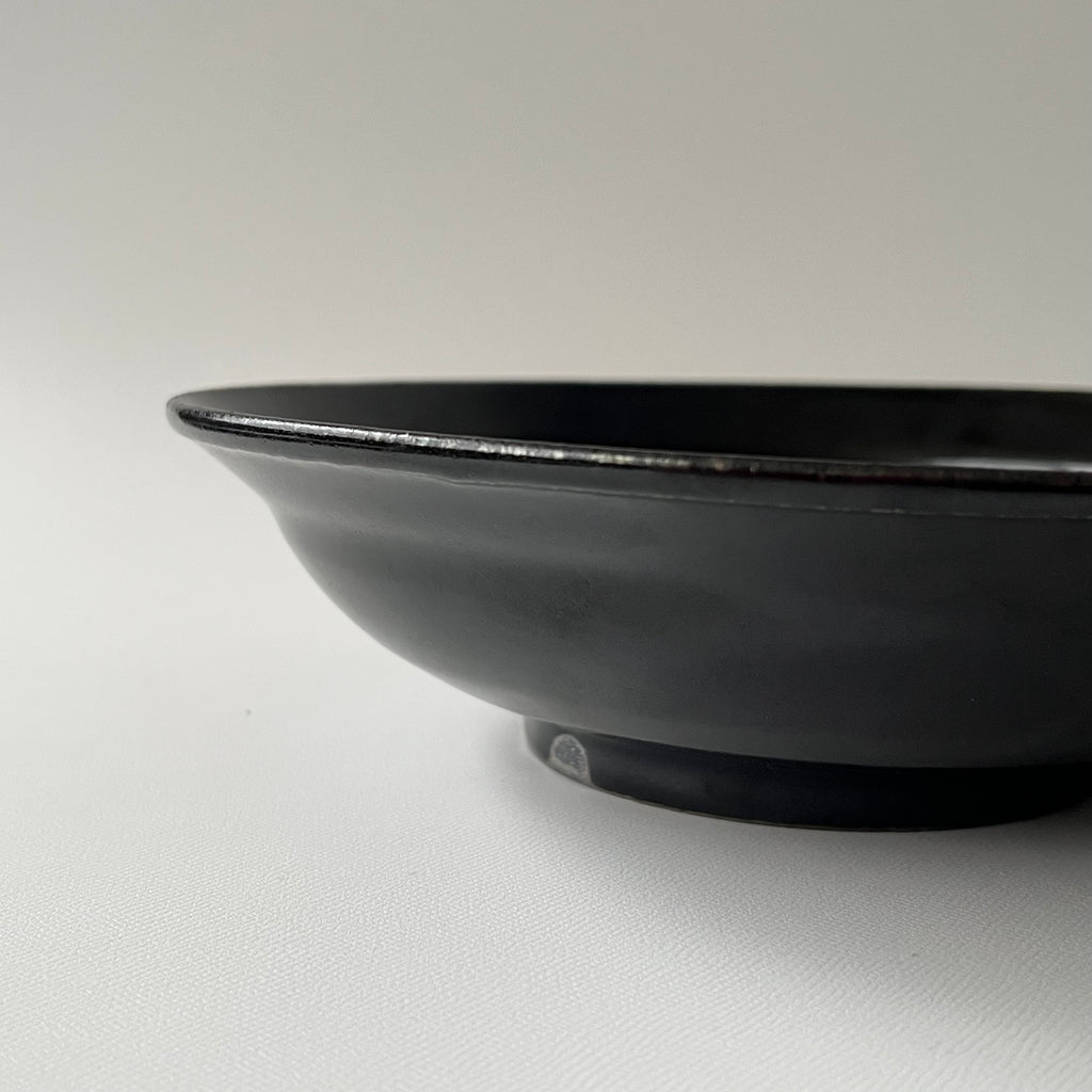黒釉皿