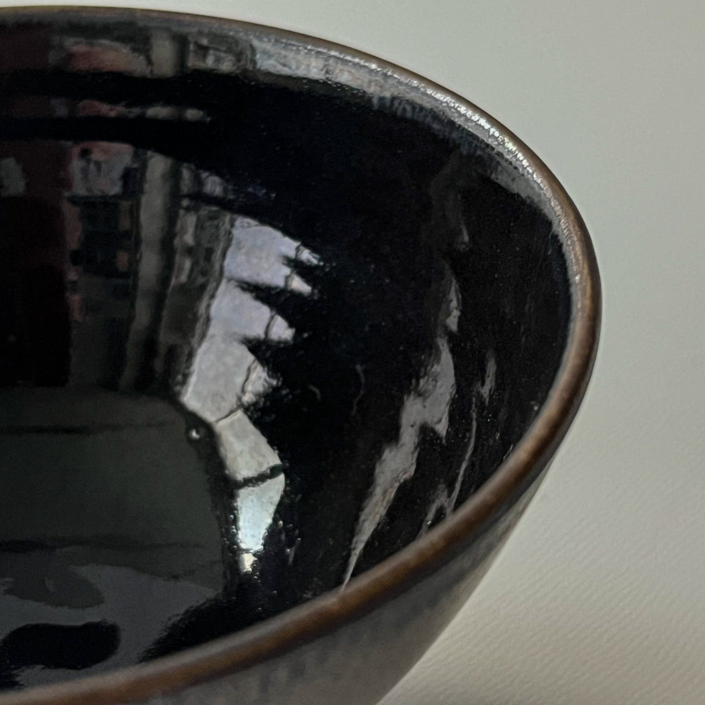 黒釉飯碗
