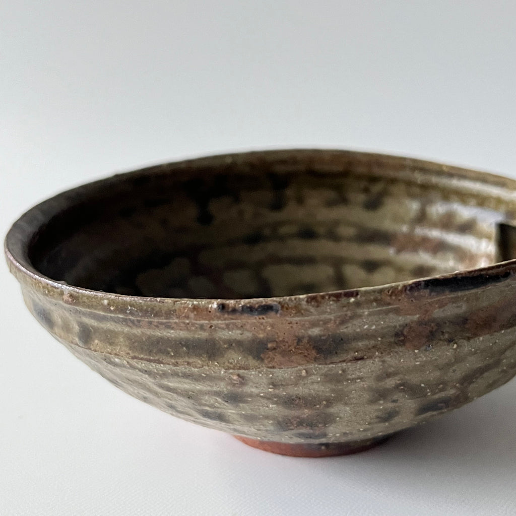 灰釉片口