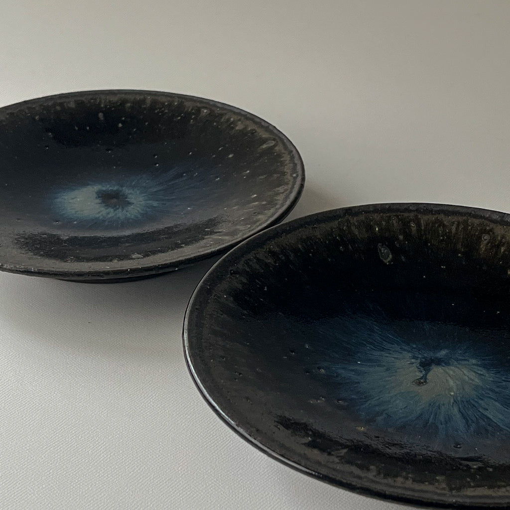 小代藁灰翠釉6寸皿 - dandeliOn