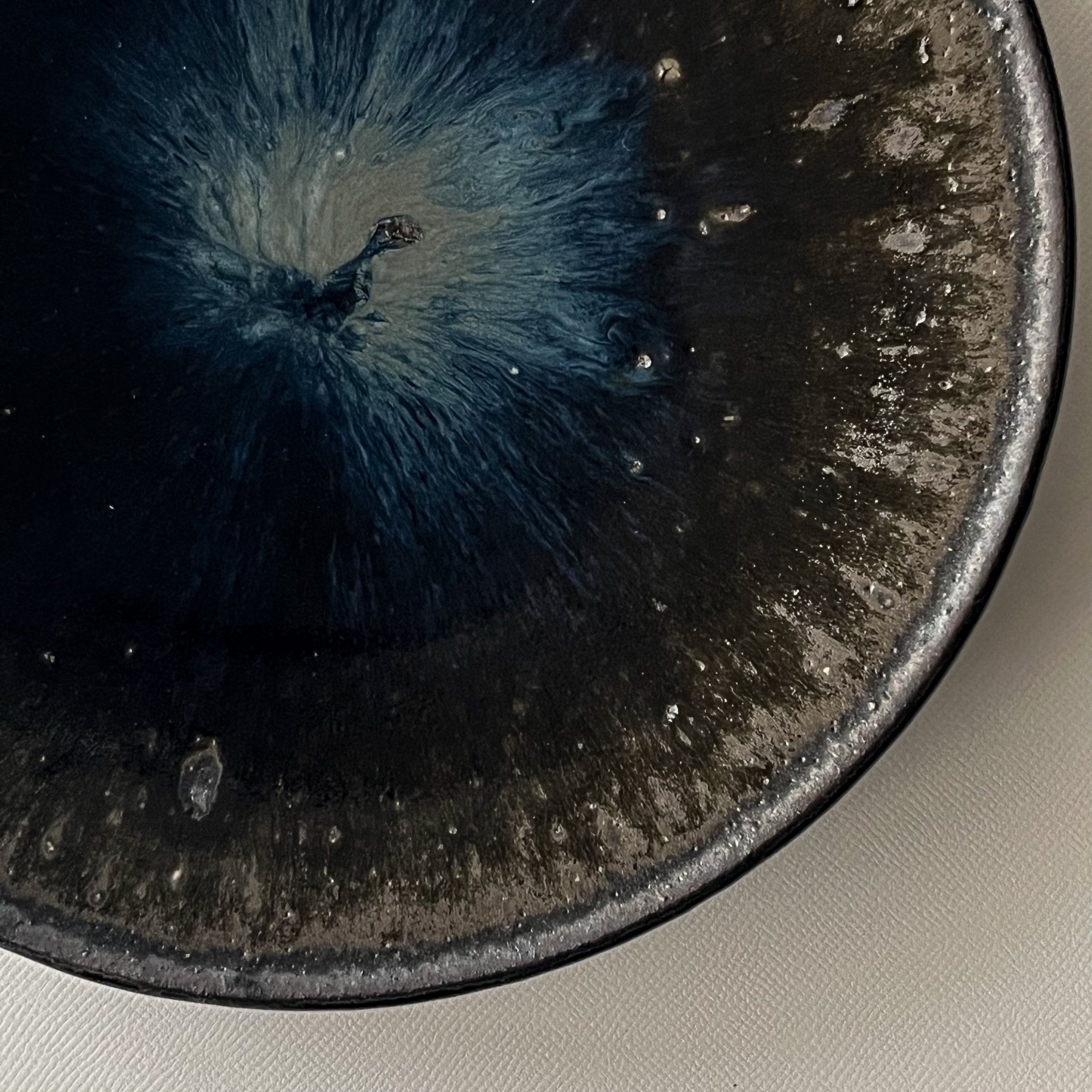 小代藁灰翠釉6寸皿 - dandeliOn