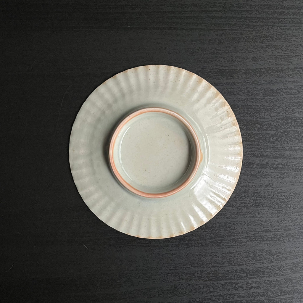 白磁金木犀文小皿