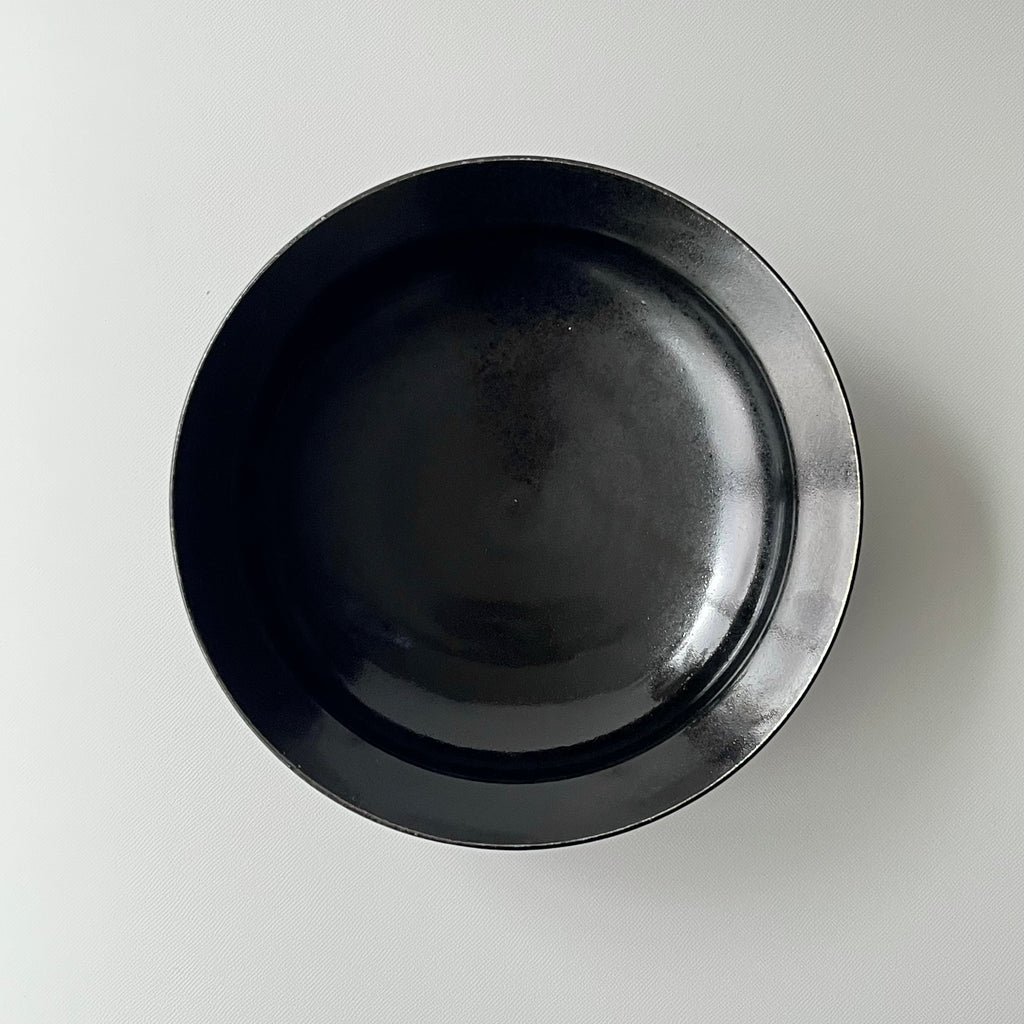 黒釉皿