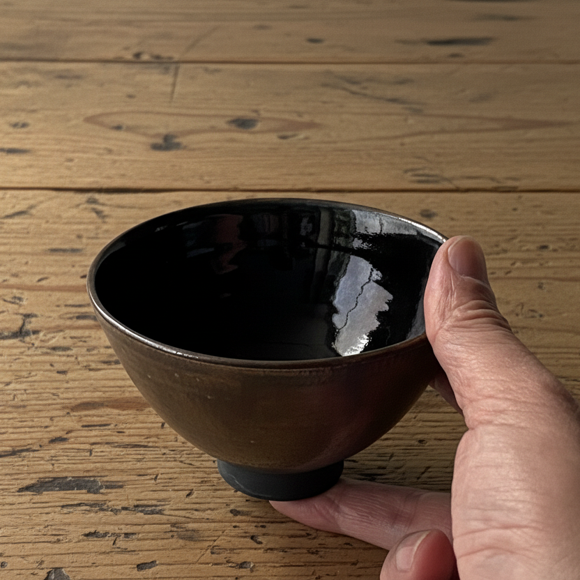 黒釉飯碗 - dandeliOn