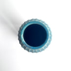 トルコ釉シノギ花器