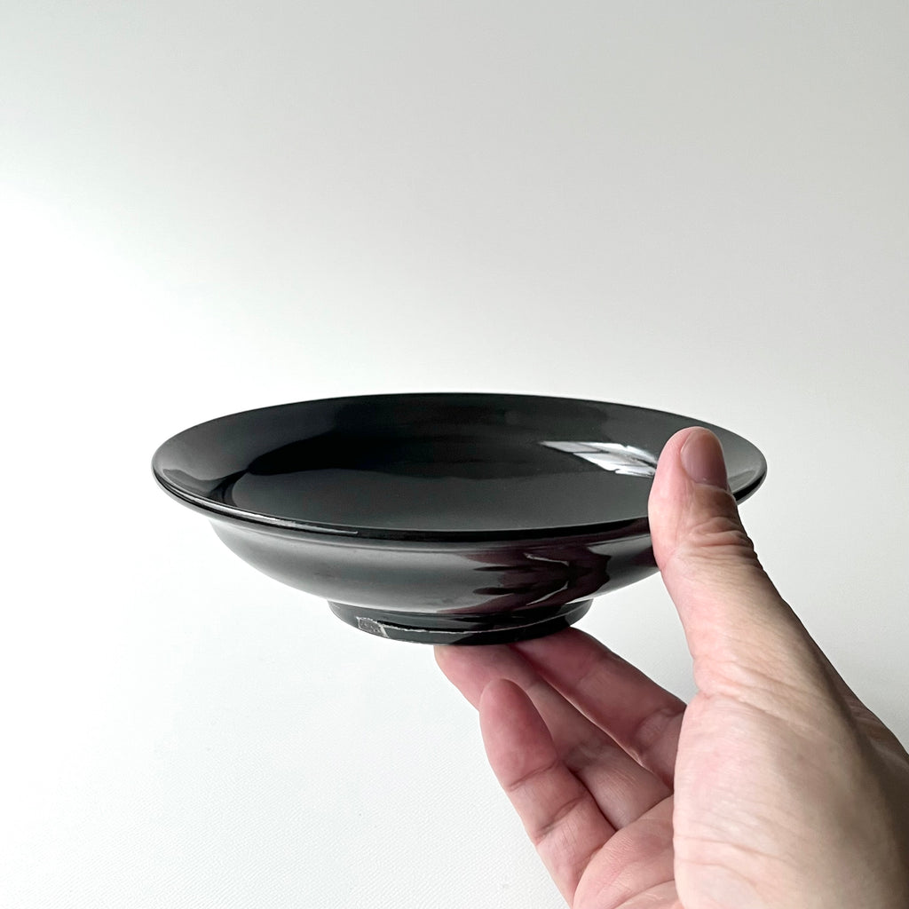 黒釉皿