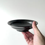 黒釉皿