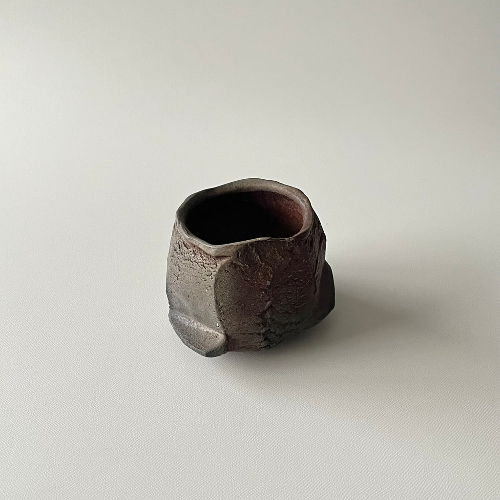 焼〆面取焼酎呑