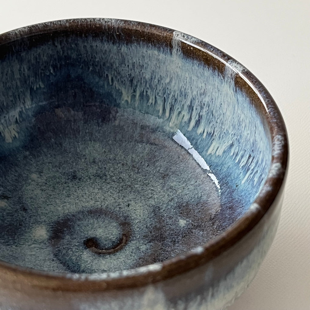 青小代 薄茶茶碗